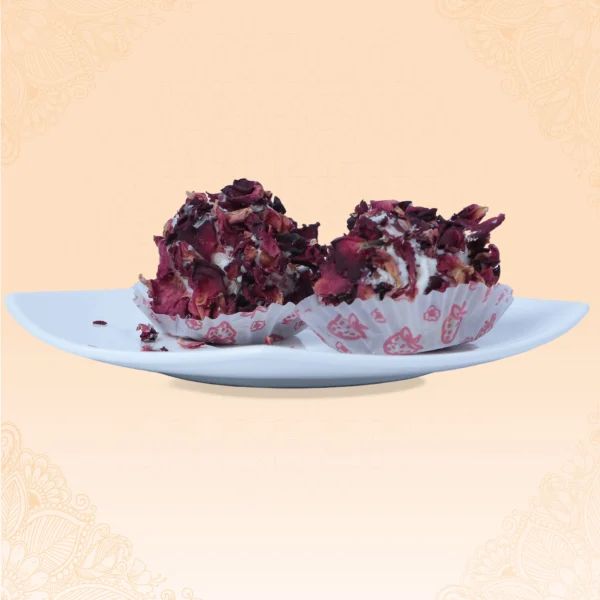Rose Petals Kaju Laddu
